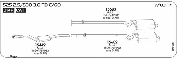 Sigam BM068 Exhaust system BM068