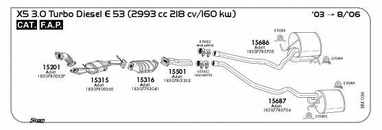 Sigam BM094 Exhaust system BM094