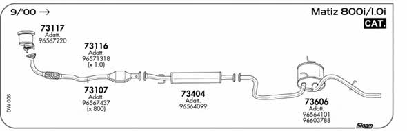 Sigam DW006 Exhaust system DW006