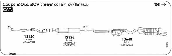 Sigam FI027 Exhaust system FI027