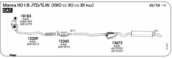 Sigam FI301 Exhaust system FI301