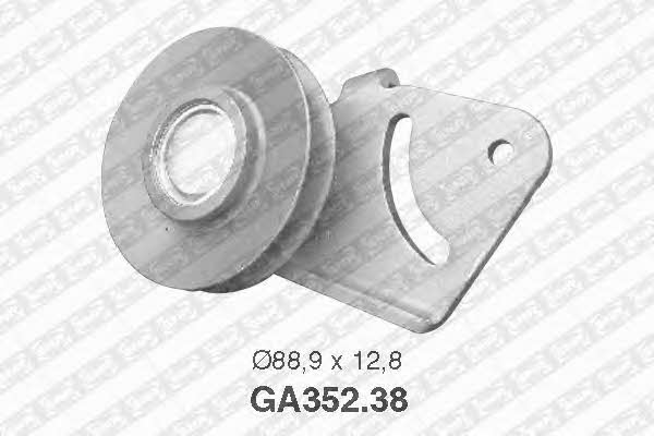 SNR GA352.38 V-ribbed belt tensioner (drive) roller GA35238