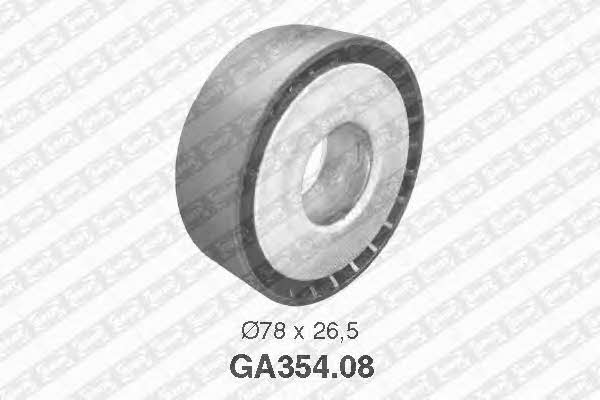 SNR GA354.08 V-ribbed belt tensioner (drive) roller GA35408