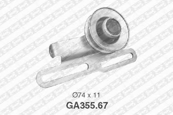 SNR GA355.67 V-ribbed belt tensioner (drive) roller GA35567