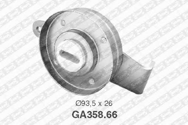 SNR GA358.66 V-ribbed belt tensioner (drive) roller GA35866