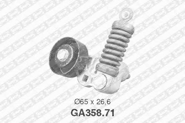 SNR GA358.71 V-ribbed belt tensioner (drive) roller GA35871