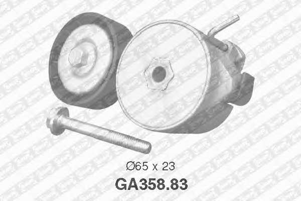 SNR GA358.83 V-ribbed belt tensioner (drive) roller GA35883