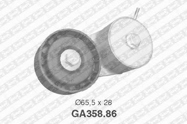 SNR GA35886 V-ribbed belt tensioner (drive) roller GA35886