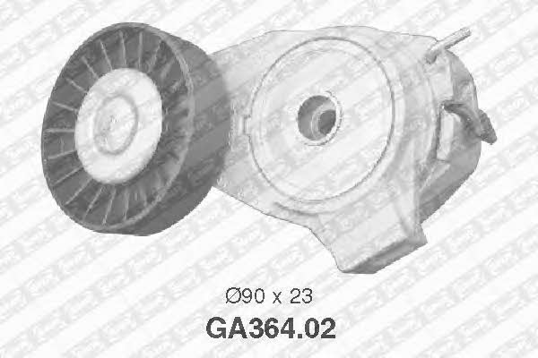 SNR GA36402 V-ribbed belt tensioner (drive) roller GA36402