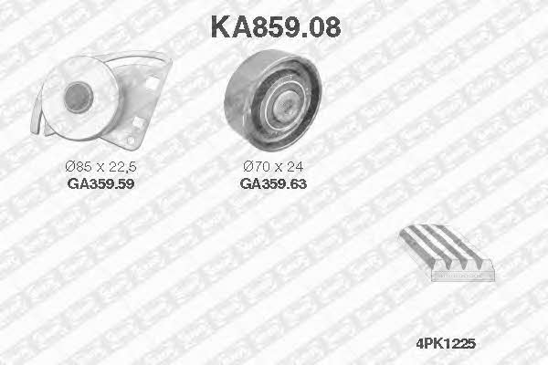 SNR KA859.08 Drive belt kit KA85908