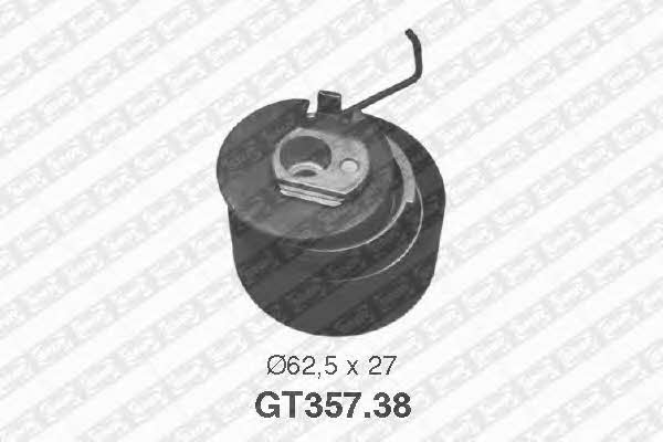 SNR GT357.38 Tensioner pulley, timing belt GT35738