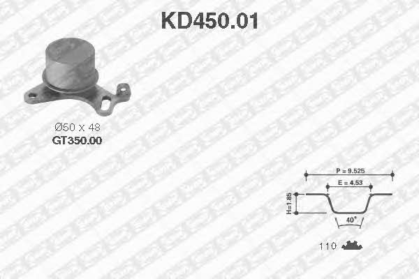 SNR KD45001 Timing Belt Kit KD45001