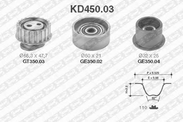 SNR KD45003 Timing Belt Kit KD45003