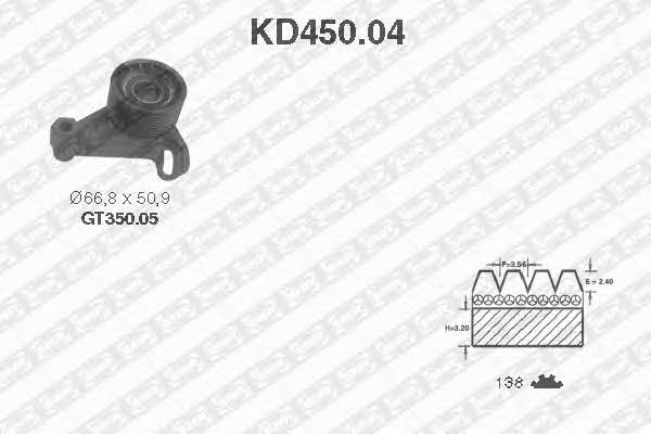 SNR KD450.04 Timing Belt Kit KD45004