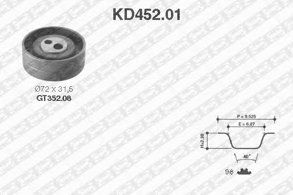 SNR KD452.01 Timing Belt Kit KD45201