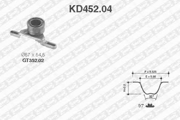 SNR KD45204 Timing Belt Kit KD45204