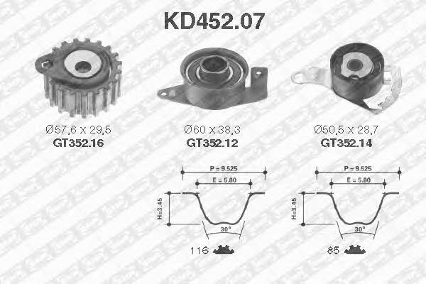 SNR KD45207 Timing Belt Kit KD45207