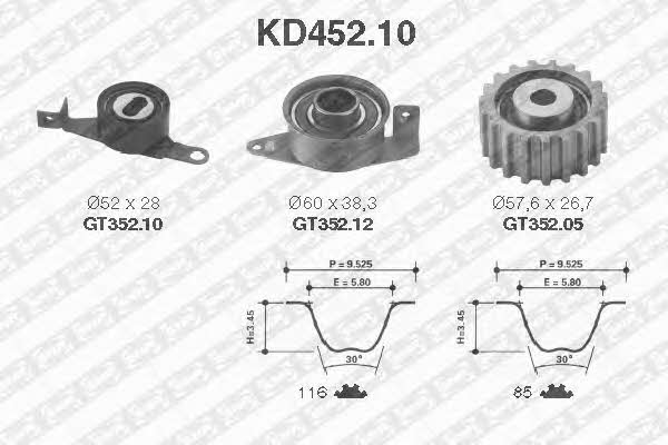 SNR KD45210 Timing Belt Kit KD45210