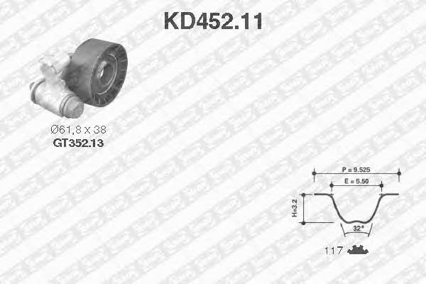SNR KD45211 Timing Belt Kit KD45211