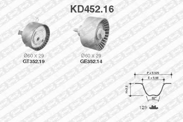 SNR KD45216 Timing Belt Kit KD45216