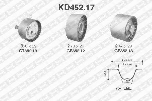 SNR KD45217 Timing Belt Kit KD45217
