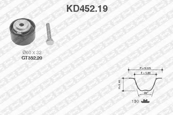 SNR KD452.19 Timing Belt Kit KD45219