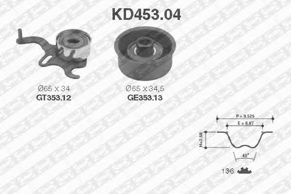 SNR KD453.04 Timing Belt Kit KD45304