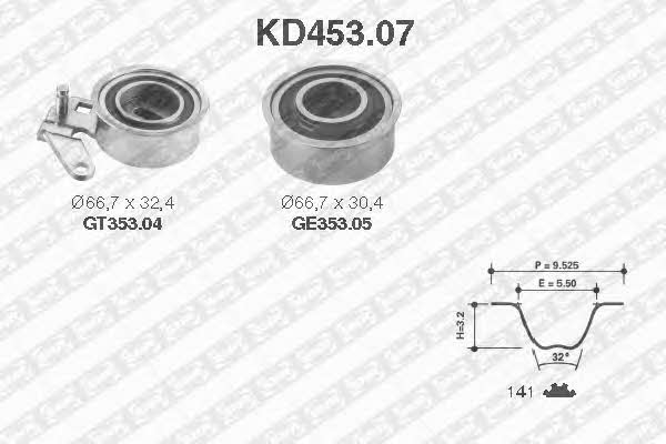 SNR KD45307 Timing Belt Kit KD45307