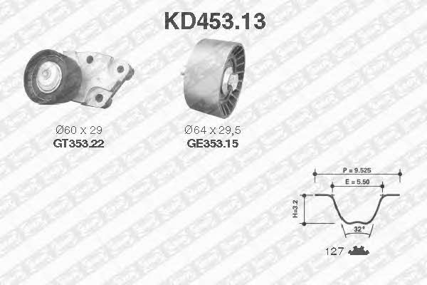 SNR KD453.13 Timing Belt Kit KD45313