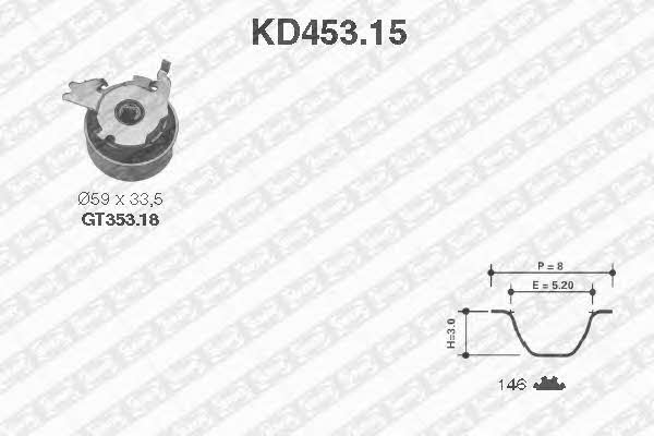 SNR KD45315 Timing Belt Kit KD45315