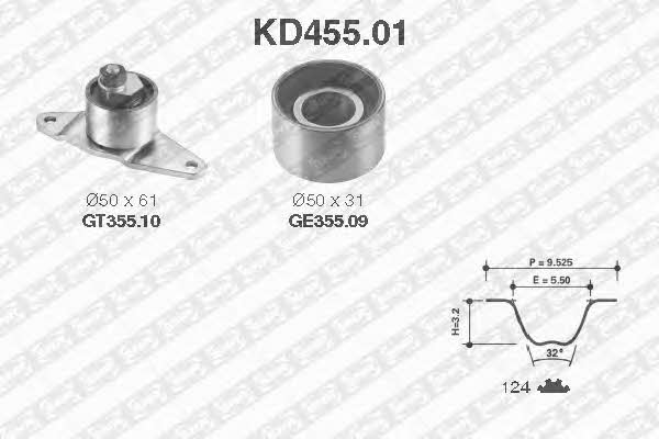SNR KD45501 Timing Belt Kit KD45501