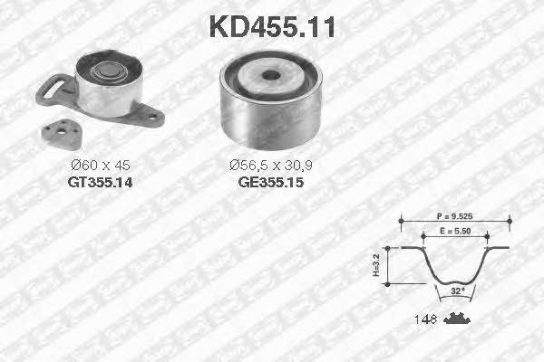 SNR KD45511 Timing Belt Kit KD45511