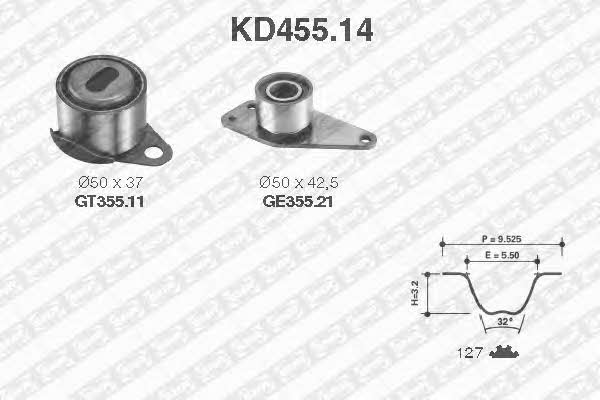SNR KD455.14 Timing Belt Kit KD45514