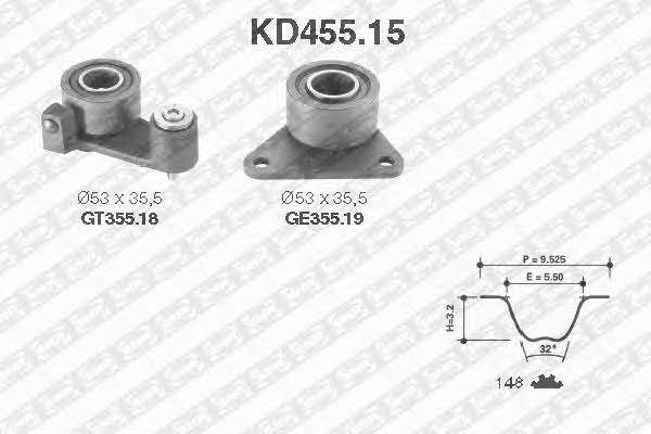 SNR KD45515 Timing Belt Kit KD45515
