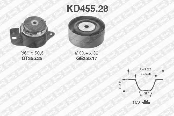 SNR KD45528 Timing Belt Kit KD45528