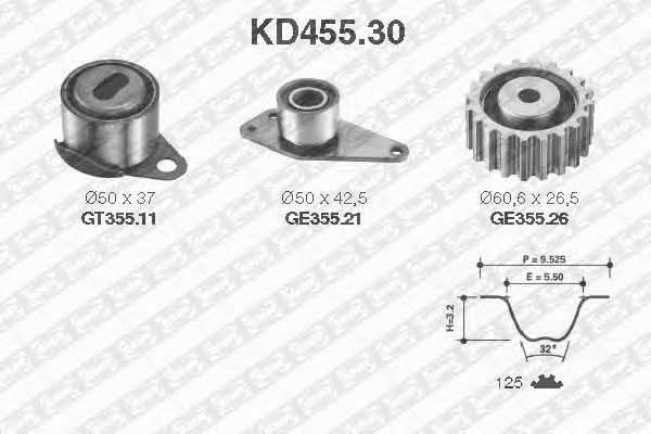 SNR KD45530 Timing Belt Kit KD45530