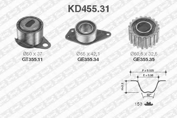 SNR KD45531 Timing Belt Kit KD45531