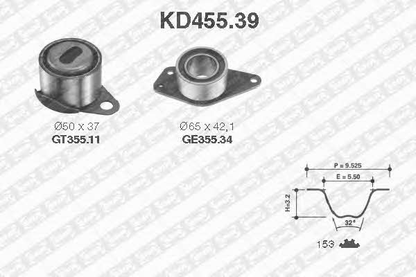 SNR KD45539 Timing Belt Kit KD45539