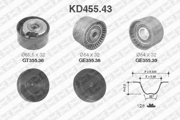 SNR KD45543 Timing Belt Kit KD45543