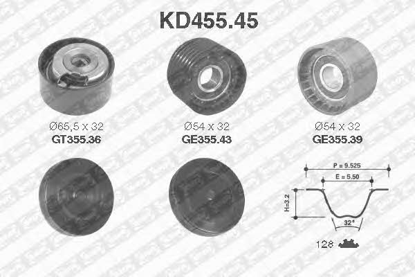 SNR KD45545 Timing Belt Kit KD45545