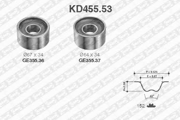 SNR KD455.53 Timing Belt Kit KD45553