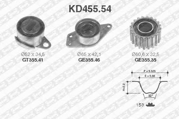 SNR KD45554 Timing Belt Kit KD45554