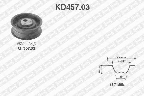 SNR KD457.03 Timing Belt Kit KD45703