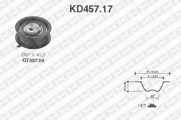SNR KD457.17 Timing Belt Kit KD45717