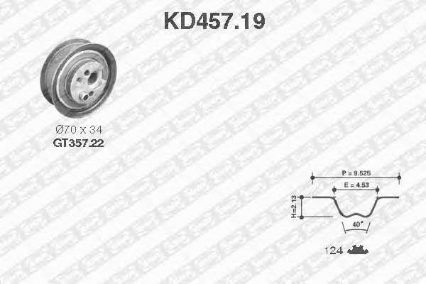 SNR KD45719 Timing Belt Kit KD45719