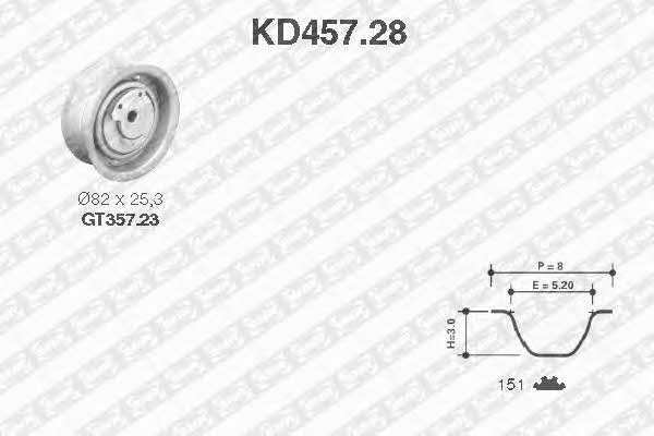SNR KD45728 Timing Belt Kit KD45728