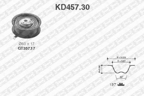 SNR KD45730 Timing Belt Kit KD45730