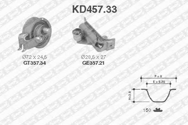 SNR KD45733 Timing Belt Kit KD45733