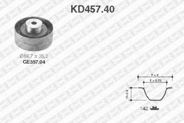 SNR KD45740 Timing Belt Kit KD45740