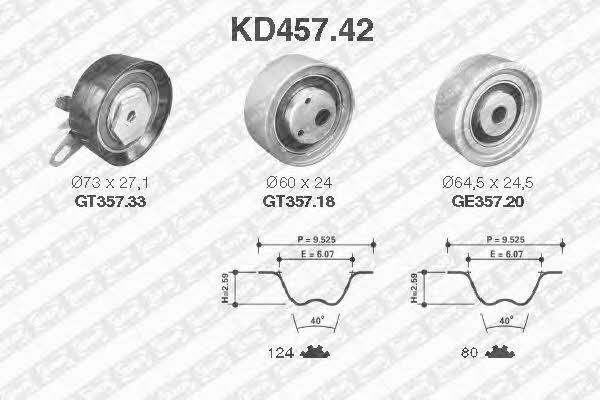 SNR KD457.42 Timing Belt Kit KD45742